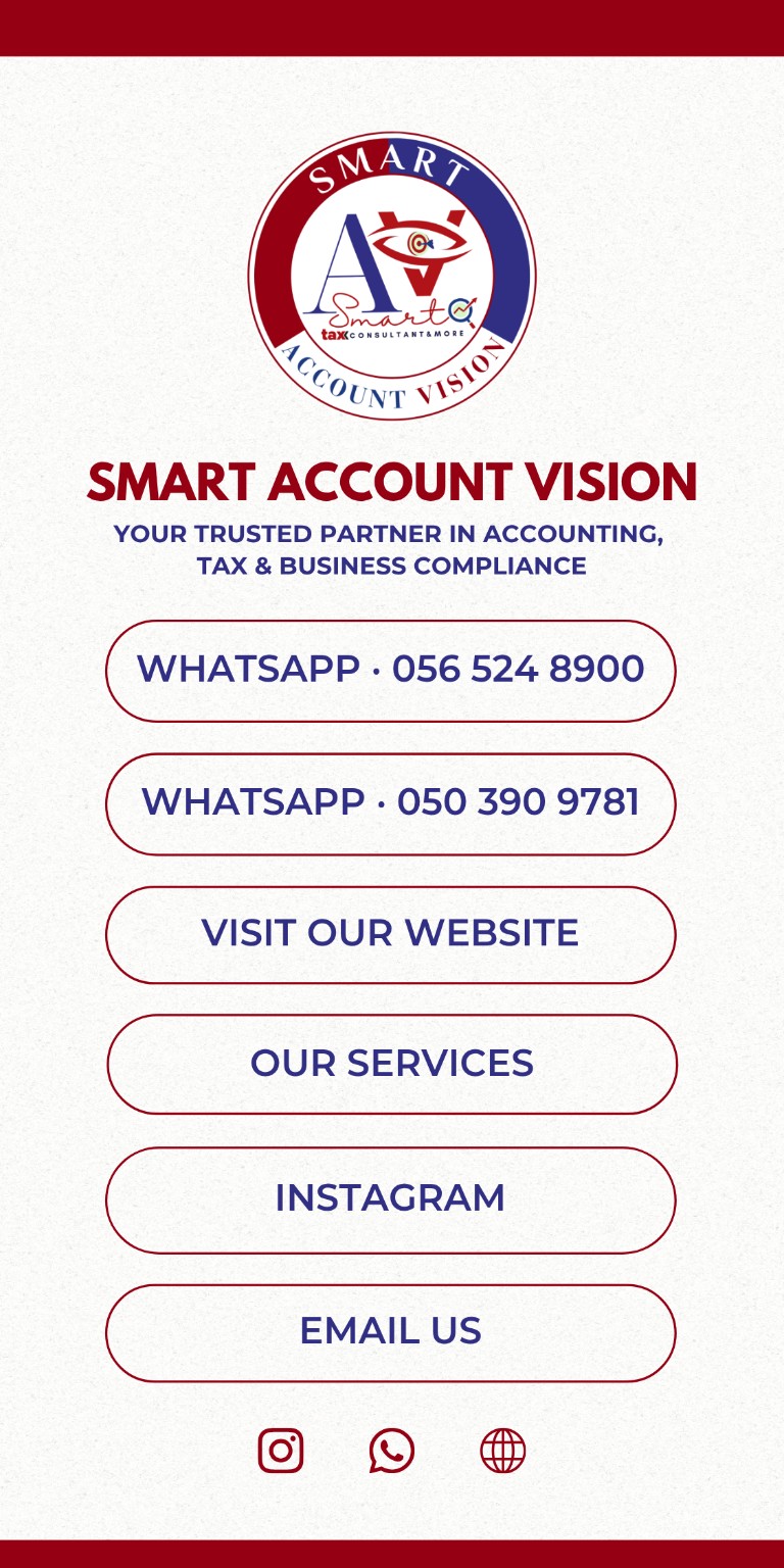 Smart Account Vision — accounting, tax and business compliance. Use the links over the buttons below to contact us.